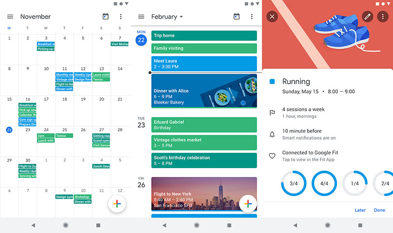 Google Calendar App