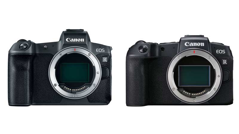 Canon EOS R vs EOS RP